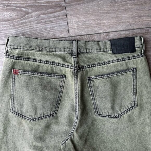 BDG High-Waisted Disdressed Cowboy  Cut Off Jeans - Picture 9 of 13